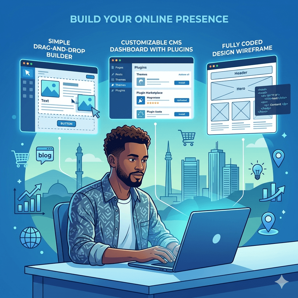 Wix vs WordPress vs Custom Design: Which is Right for Uganda? 