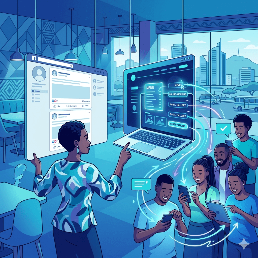 Why Kampala Restaurants Need a Website More Than a Facebook Page 